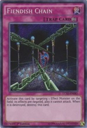 Fiendish Chain [LC5D-EN082] Secret Rare
