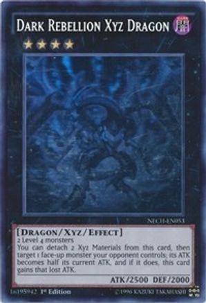 Dark Rebellion Xyz Dragon [NECH-EN053] Ghost Rare