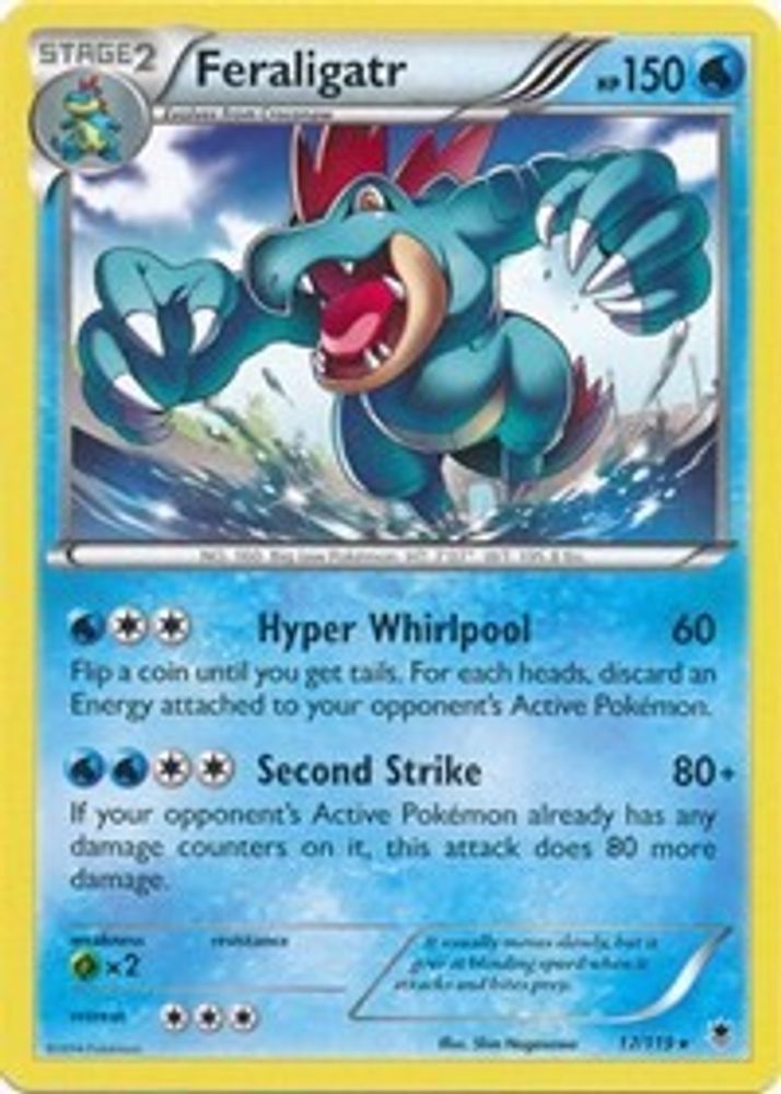 Feraligatr (17/119) (Theme Deck Exclusive) [XY: Phantom Forces]