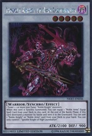 Ignoble Knight of High Laundsallyn [NKRT-EN036] Platinum Rare