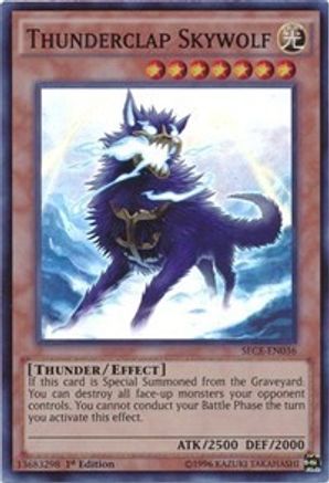 Thunderclap Skywolf [SECE-EN036] Super Rare