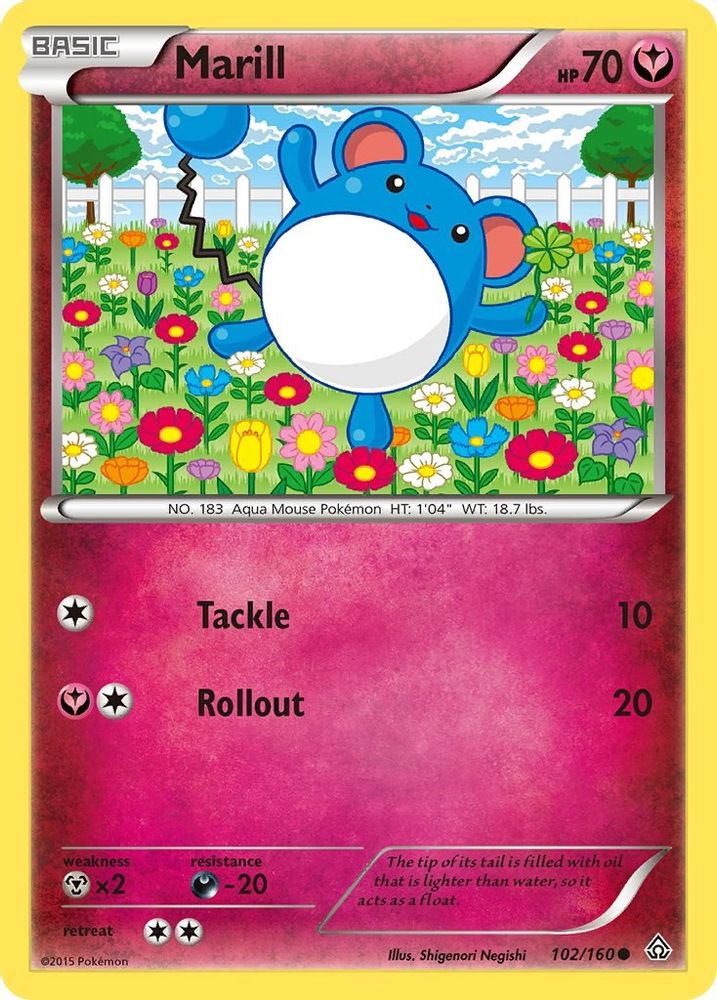 Marill (102/160) [XY: Primal Clash]