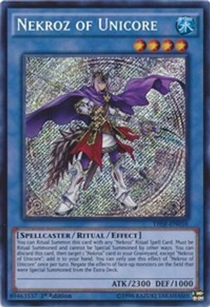 Nekroz of Unicore [THSF-EN016] Secret Rare