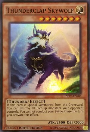 Thunderclap Skywolf [SECE-ENS08] Super Rare