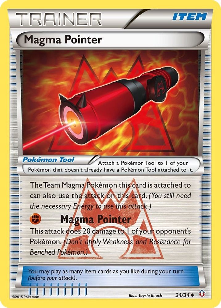 Magma Pointer (24/34) [XY: Double Crisis]