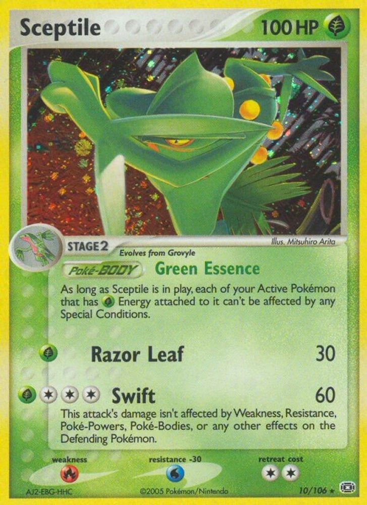 Sceptile (10/106) (Stamped) [EX: Emerald]