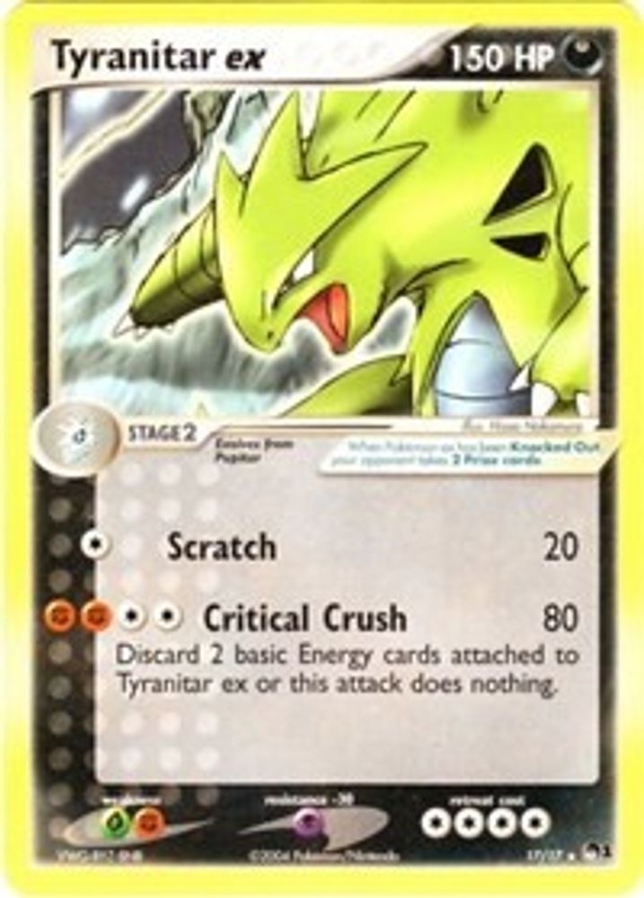 Tyranitar ex (17/17) [POP Series 1]