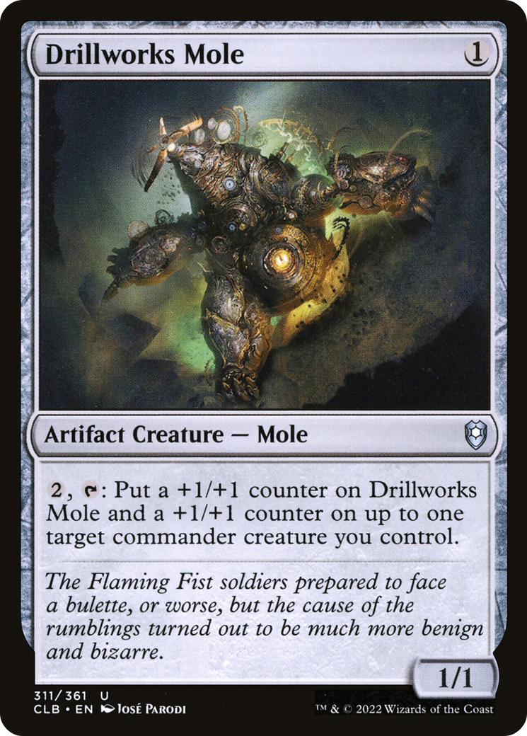 Drillworks Mole [Commander Legends: Battle for Baldur's Gate]