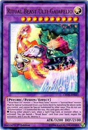 Ritual Beast Ulti-Gaiapelio [CROS-EN045] Ultra Rare