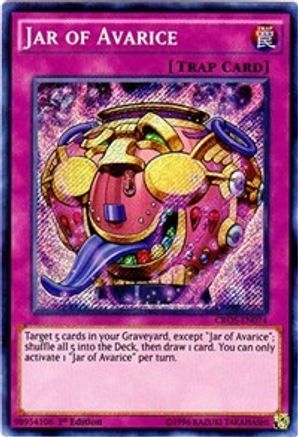 Jar of Avarice [CROS-EN074] Secret Rare