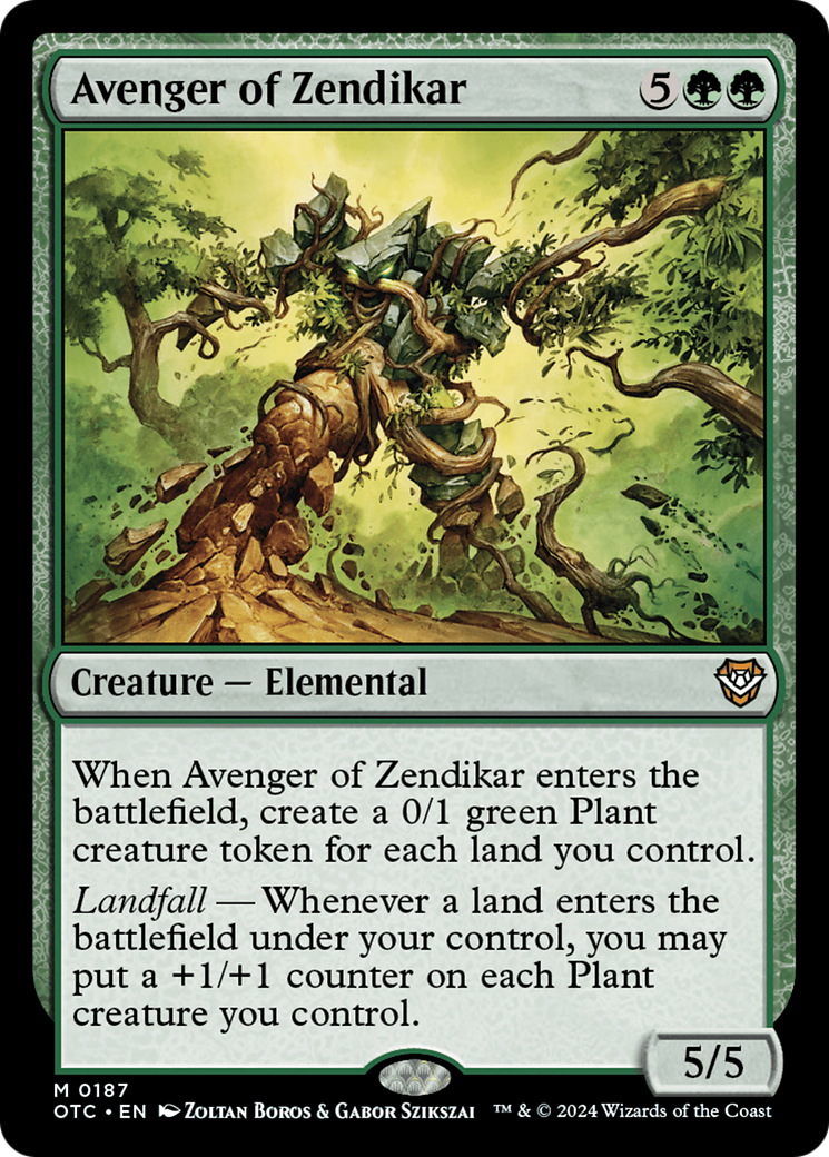 Avenger of Zendikar [Outlaws of Thunder Junction Commander]