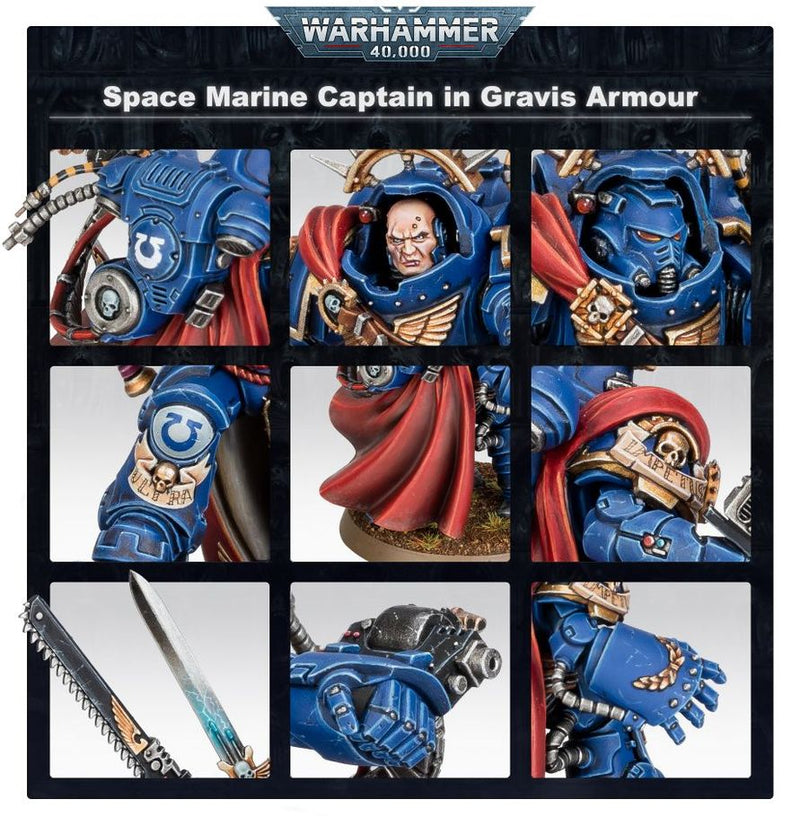 Space Marine Captain in Gravis Armor - Space Marines: Warhammer 40,000