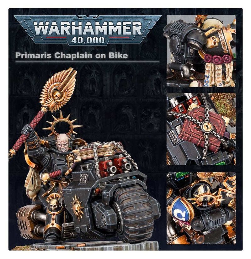 Chaplain on Bike - Space Marines: Warhammer 40,000