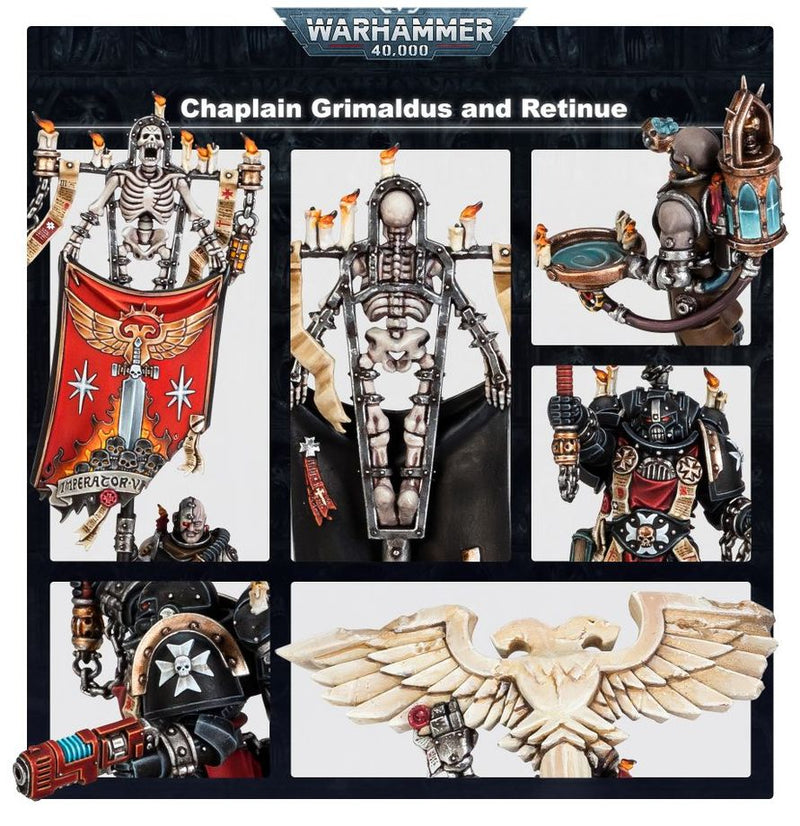 Chaplain Grimaldus & Retinue - Black Templars: Warhammer 40,000