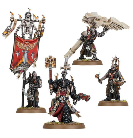 Chaplain Grimaldus & Retinue - Black Templars: Warhammer 40,000
