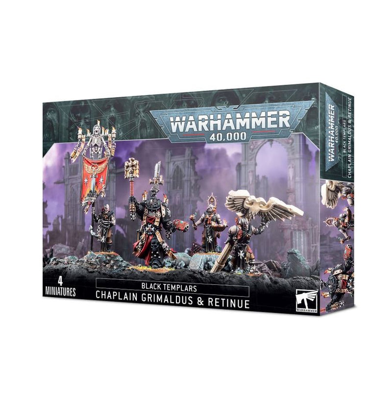 Chaplain Grimaldus & Retinue - Black Templars: Warhammer 40,000
