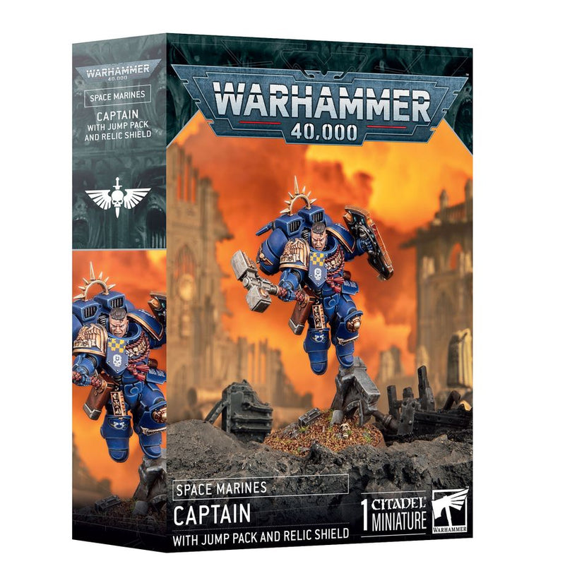 Captain with Jump Pack and Relic Shield - Space Marines: Warhammer 40,000