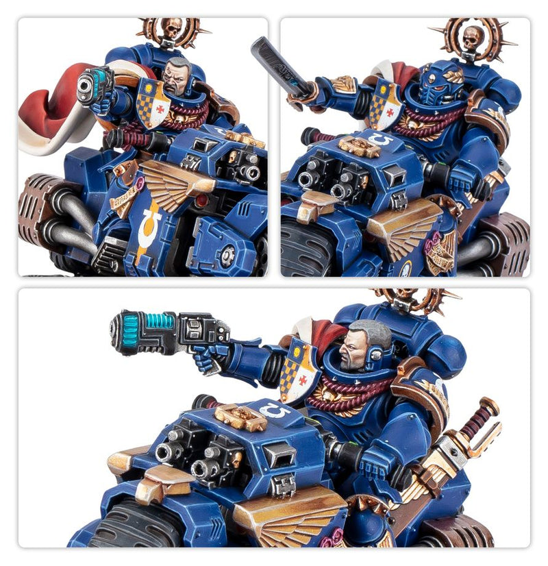 Captain on Bike - Space Marines: Warhammer 40,000 (Pre-Order)