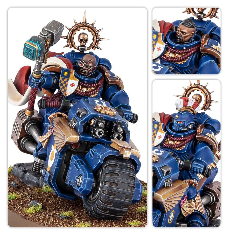 Captain on Bike - Space Marines: Warhammer 40,000 (Pre-Order)