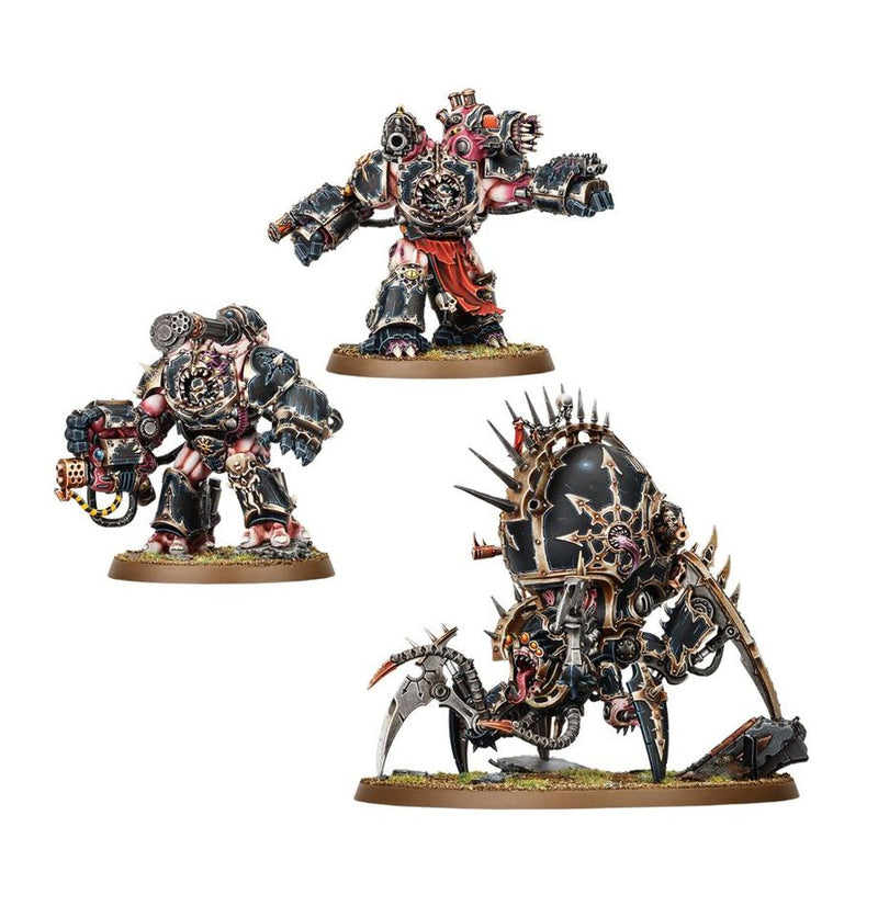 Venomcrawler and Obliterators (Warpforged) - Chaos Space Marines: Warhammer 40,000