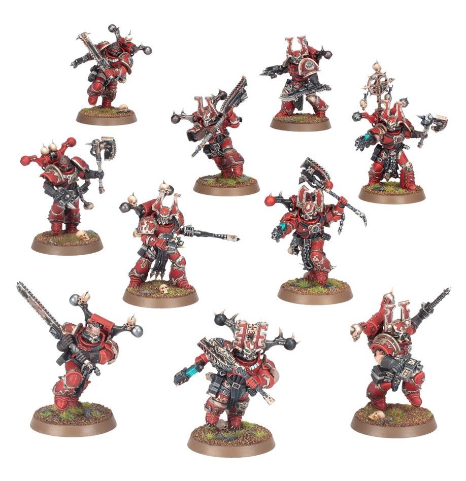 Joytoy: World Eaters Khorne Berzerker with Eviscerator Chainsword Joytoy: World Eaters Khorne Berzerker with Eviscerator Chainsword
