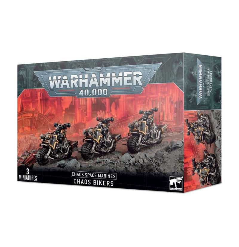 Chaos Bikers - Chaos Space Marines: Warhammer 40,000