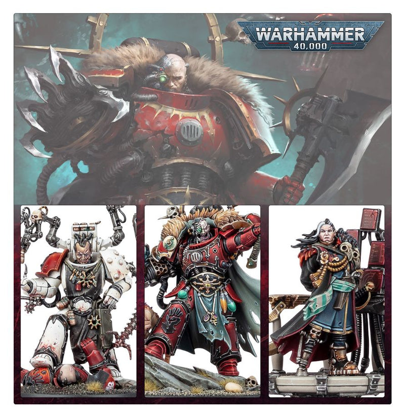 Huron Blackheart and the Masters of the Maelstrom - Chaos Space Marines: Warhammer 40,000