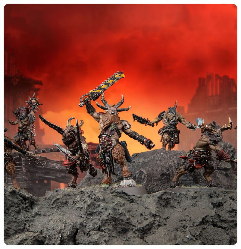 Fellgor Beastmen - Chaos Space Marines: Warhammer 40,000