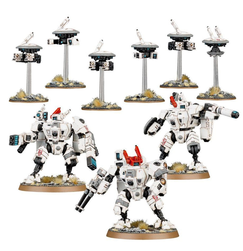 XV8 Crisis Battlesuit Team - T’au Empire: Warhammer 40,000