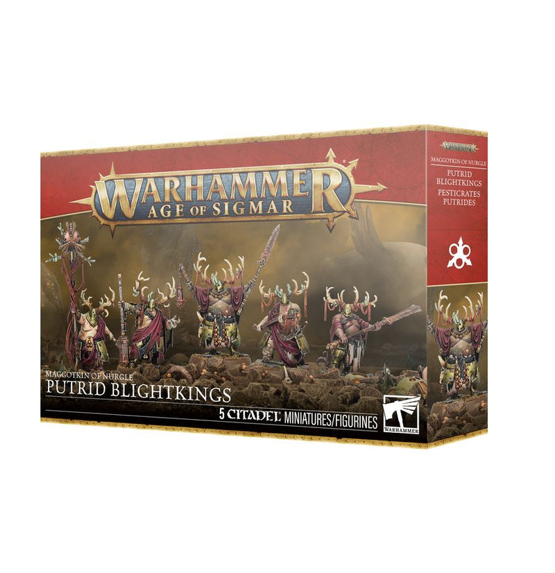 Putrid Blightkings - Maggotkin of Nurgle: Warhammer Age of Sigmar