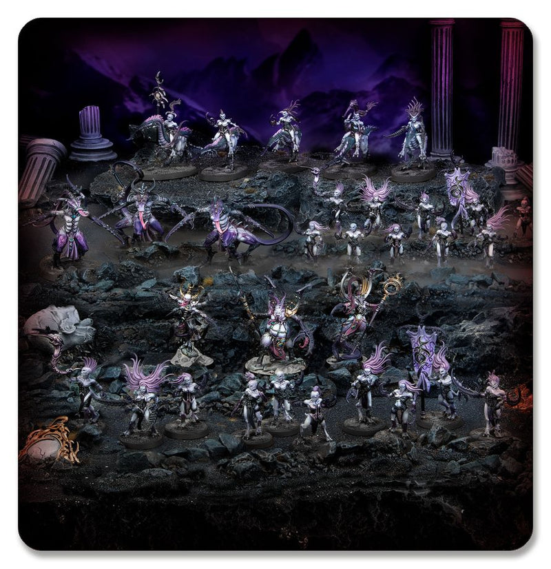Hedonites of Slaanesh – Epicurean Revellers Spearhead: Warhammer Age of Sigmar