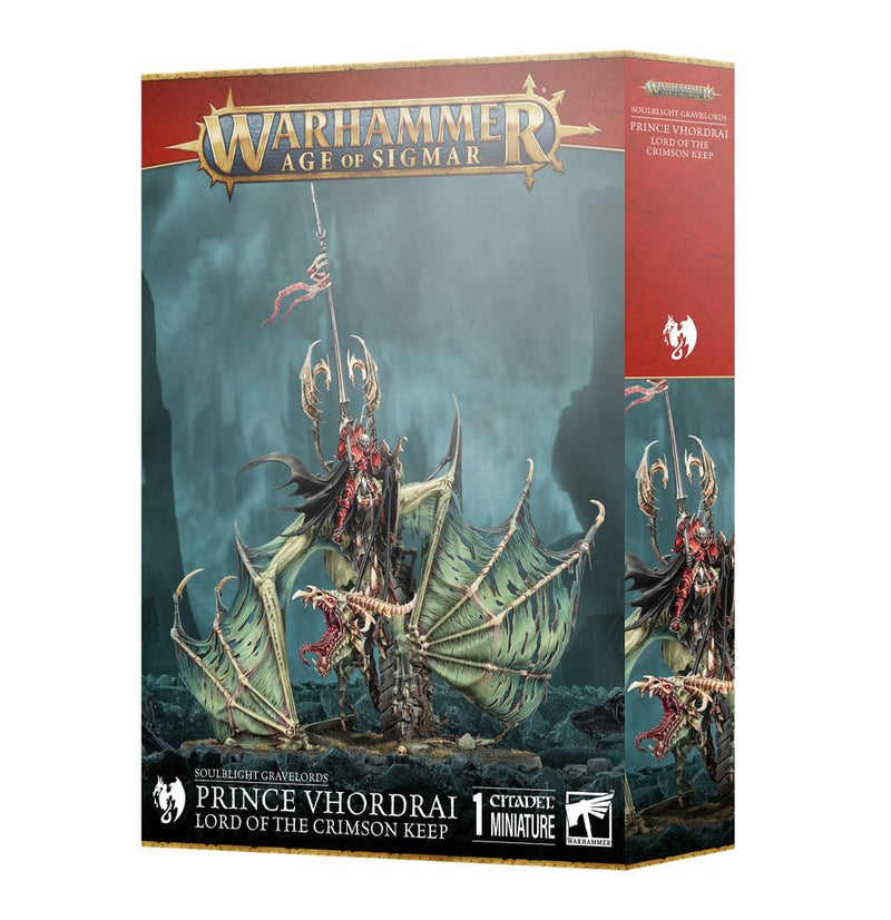 Prince Vhordrai, Lord of the Crimson Keep/Revenant Draconith - Soulblight Gravelords: Warhammer Age of Sigmar