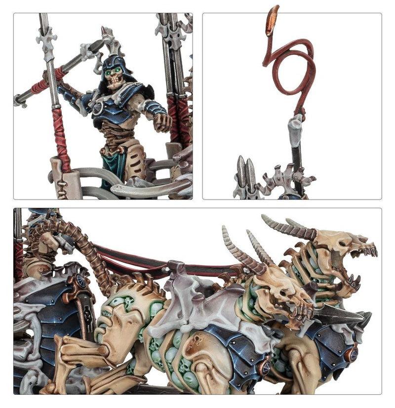 Ossiarch Bonereapers – Liege-Kavalos On War Chariot: Warhammer Age of Sigmar