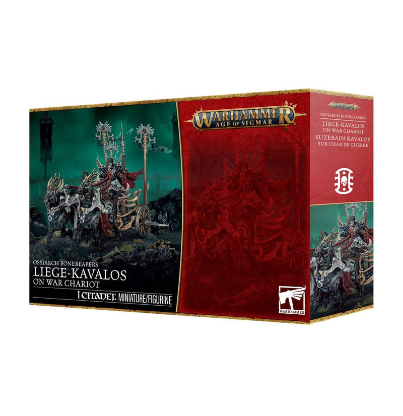Ossiarch Bonereapers – Liege-Kavalos On War Chariot: Warhammer Age of Sigmar