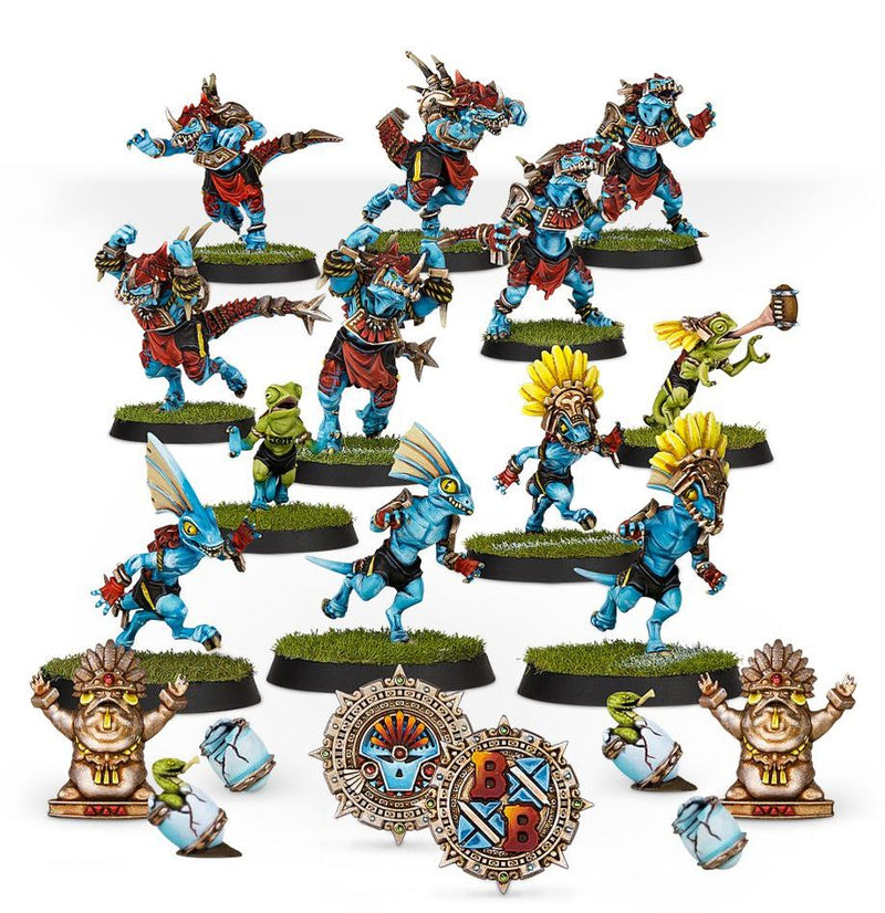 Lizardmen Blood Bowl Team – Gwaka'moli Crater Gators: Blood Bowl