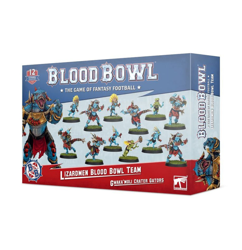 Lizardmen Blood Bowl Team – Gwaka'moli Crater Gators: Blood Bowl