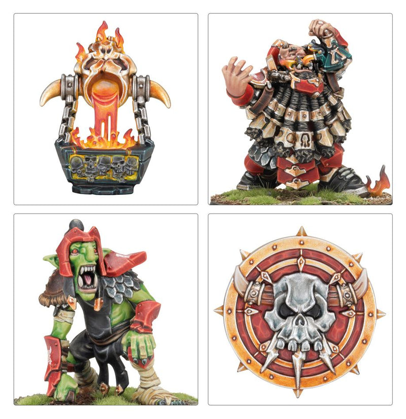 Chaos Dwarf Blood Bowl Team: The Zharr-Naggrund Ziggurats: Blood Bowl