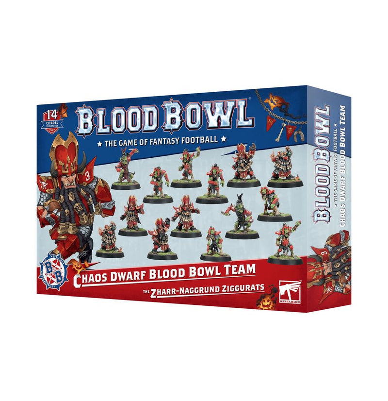 Chaos Dwarf Blood Bowl Team: The Zharr-Naggrund Ziggurats: Blood Bowl
