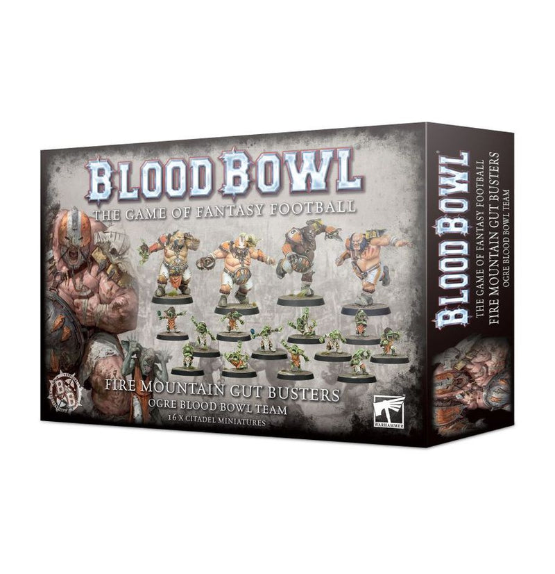 Ogre Blood Bowl Team: The Fire Mountain Gut-Busters: Blood Bowl
