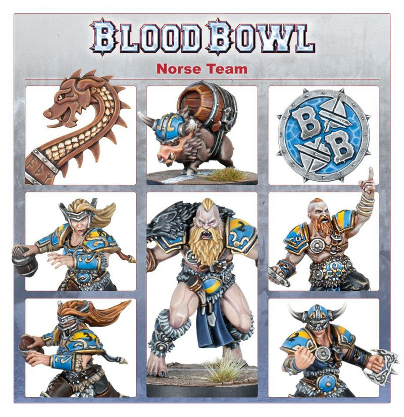 Norse Blood Bowl Team: Norsca Rampagers: The Drakfang Thirsters: Blood Bowl