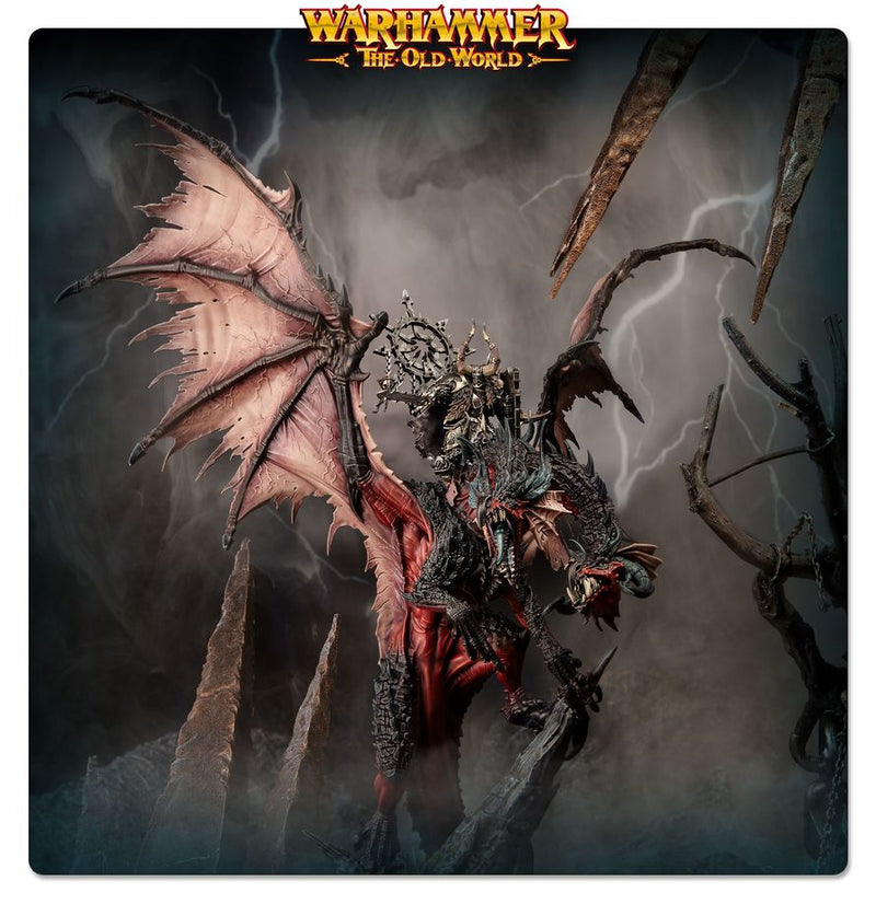 Lord/Sorcerer on Chaos Dragon: Warriors of Chaos: Warhammer The Old World