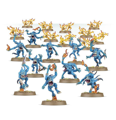 Blue Horrors and Brimstone Horrors - Disciples of Tzeentch: Warhammer Age of Sigmar