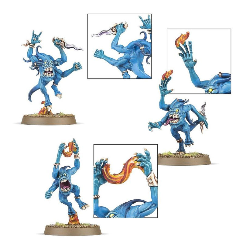 Blue Horrors and Brimstone Horrors - Disciples of Tzeentch: Warhammer Age of Sigmar