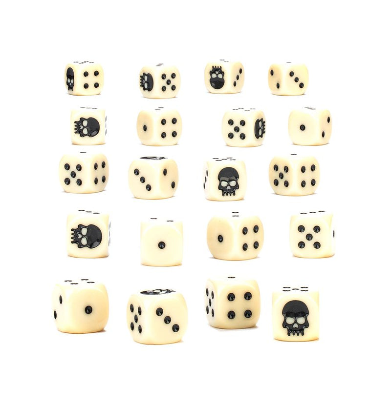 Warhammer Dice - 20 PC (White)