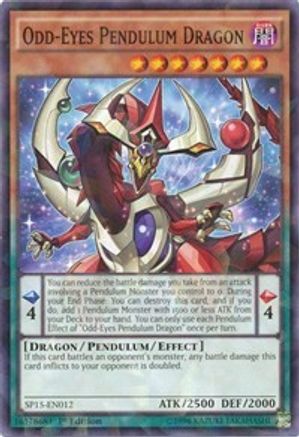 Odd-Eyes Pendulum Dragon [SP15-EN012] Shatterfoil Rare