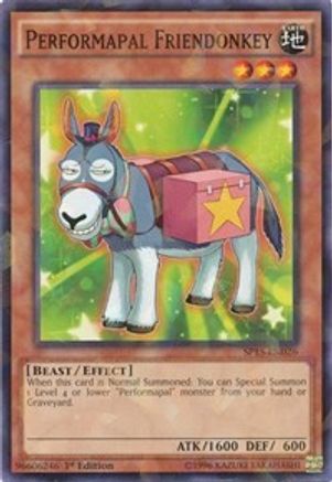Performapal Friendonkey [SP15-EN026] Shatterfoil Rare