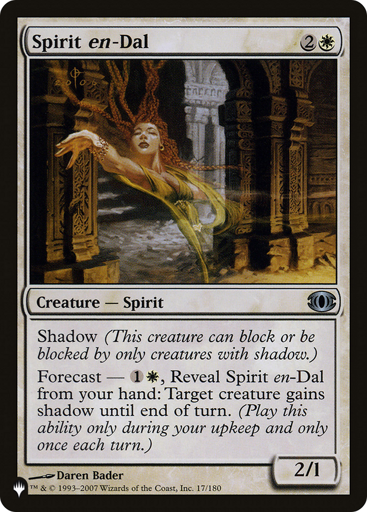 Spirit en-Dal [The List Reprints]