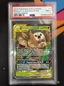 Rowlet & Alolan Exeggutor GX (1/236) [Sun & Moon: Unified Minds] - Graded