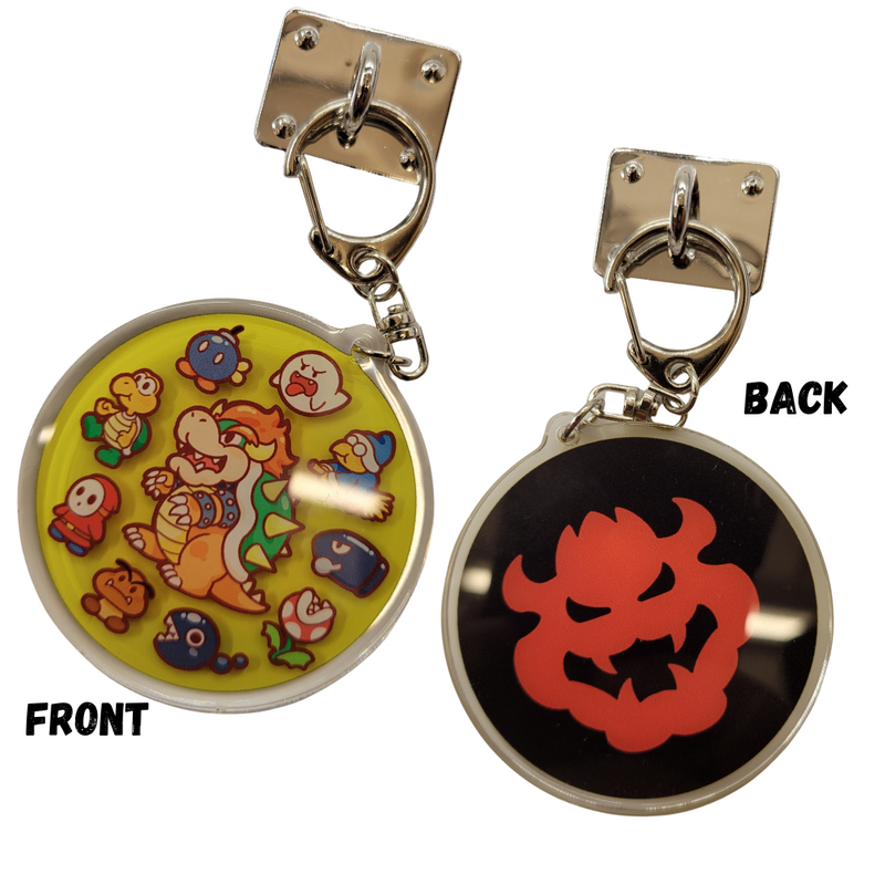 Bowser Video Game Keychain