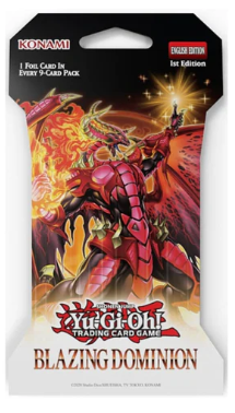 Blazing Dominion Sleeved Booster Pack (1st Edition)